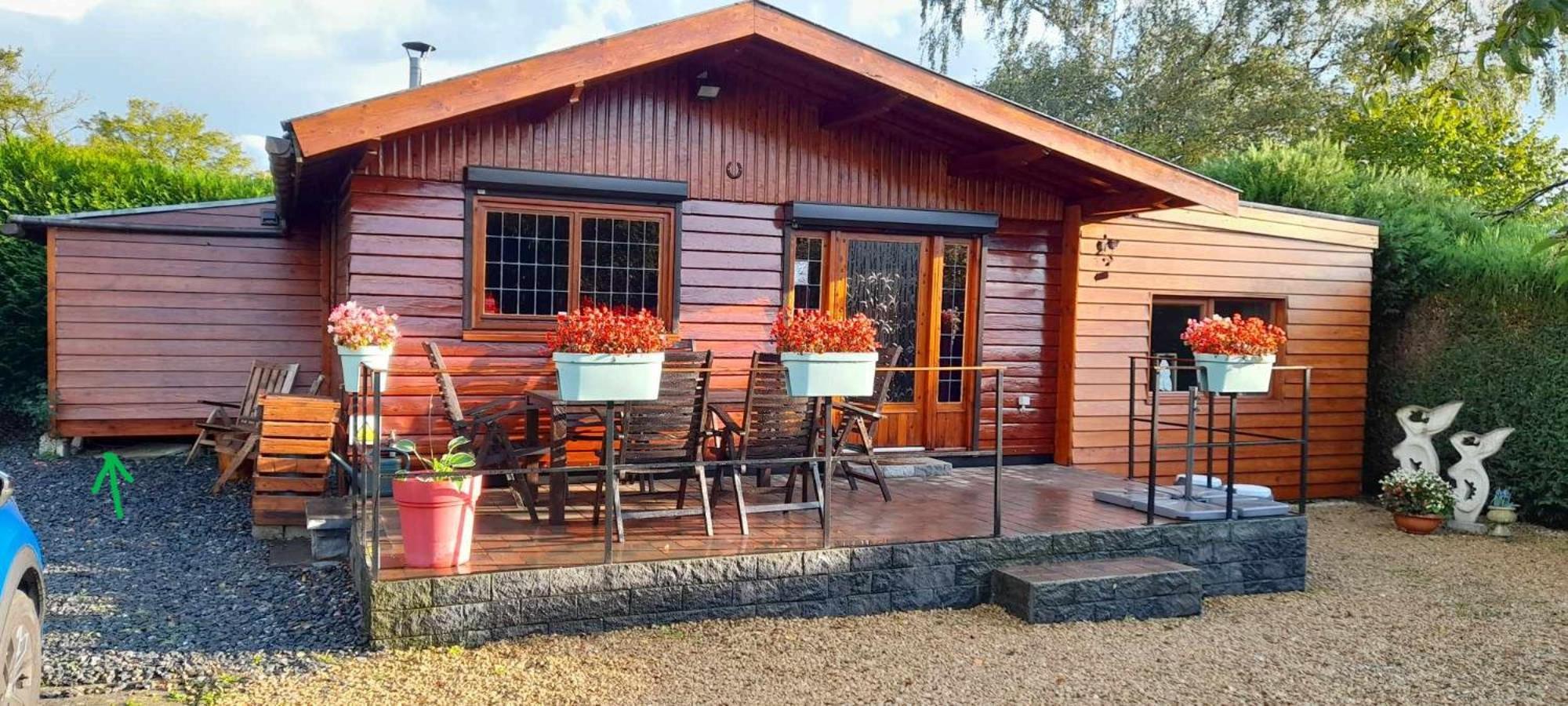 Chalet Nutons Somme-Leuze Exterior photo